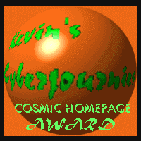 Kevin's Cosmic Homepage Award