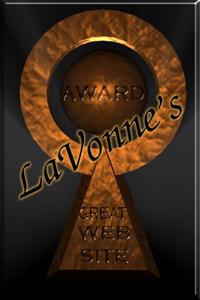 LaVonne's Great Web Site Award